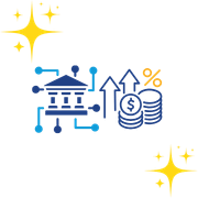 En bank som symboliserar olika betalningsmetoder på skattefria casinon