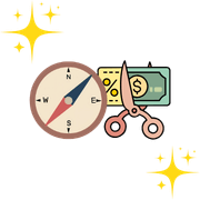 En kompass för att illustrera en guide till skattefritt casino