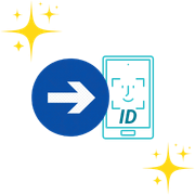Pil för att illustrera olika typer av casinon med BankID