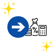 En pil för att illustrera olika typer av skattefria casinon